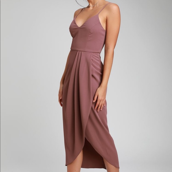 Lulus Dresses & Skirts - Lulus Reinette Mauve Purple Midi Dress